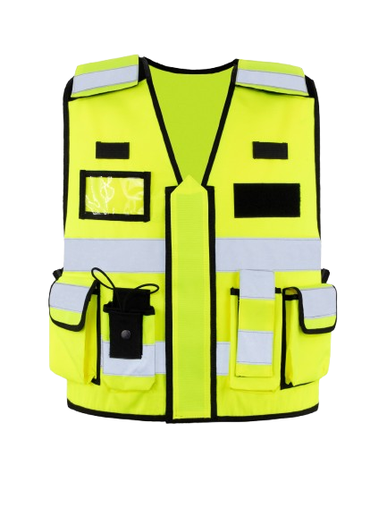 Korntex taktische Einsatzweste Basic, neongelb, M/XL