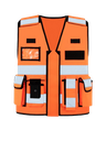 Korntex taktische Einsatzweste Basic, neonorange, XXL/4XL