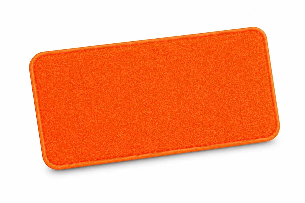 Fleecy, high visibility orange