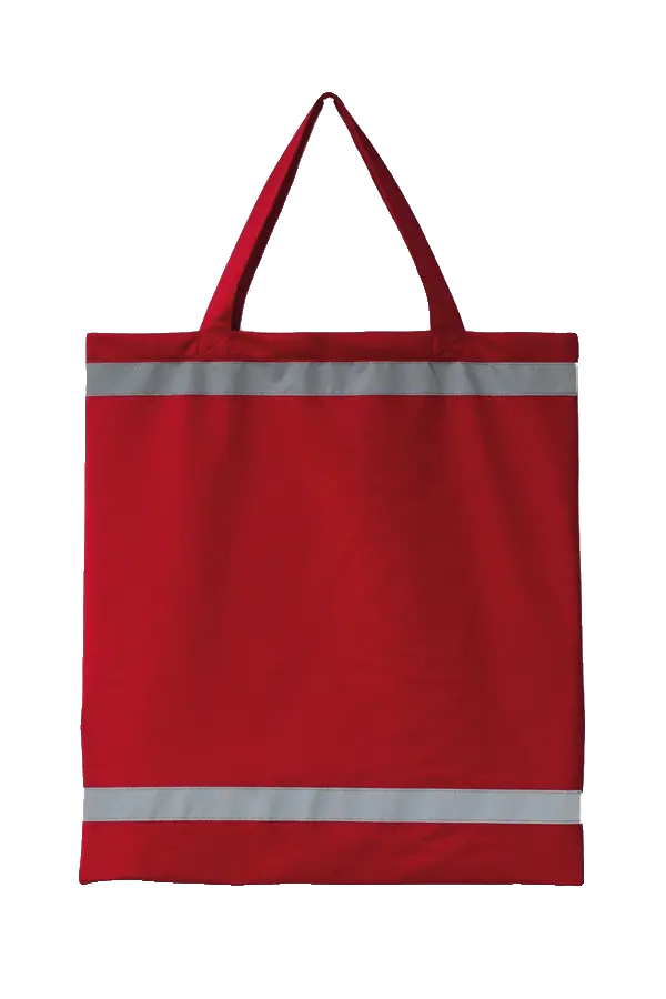 Borsa in tessuto Korntex con manico corto - rot