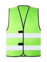 Korntex Funktionsweste mit schwarzem Saum, neongrün, XL