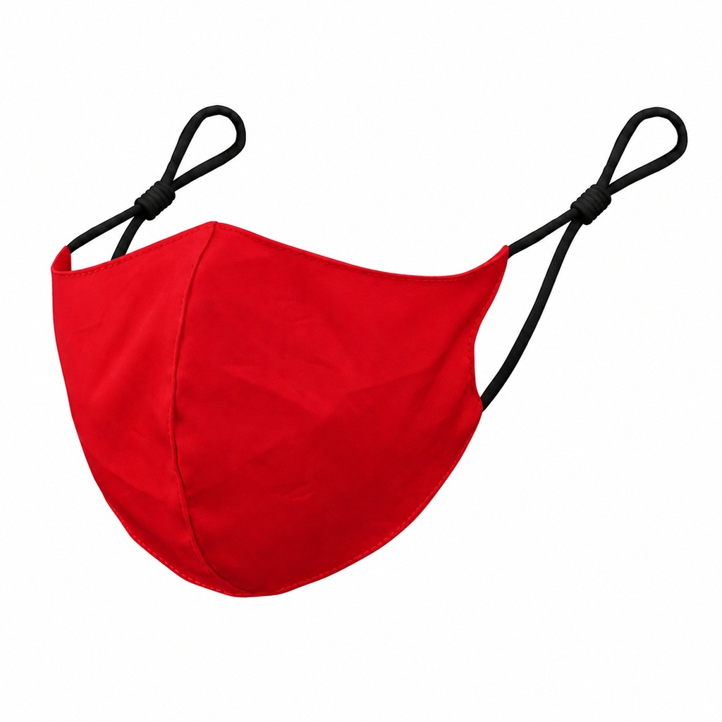 Maschera bocca-naso Korntex in cotone rossa