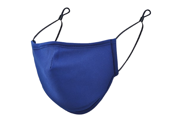 Korntex Winter Mund-Nase-Maske - royalblau