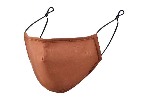 Masque bouche-nez hiver Korntex, marron rouge