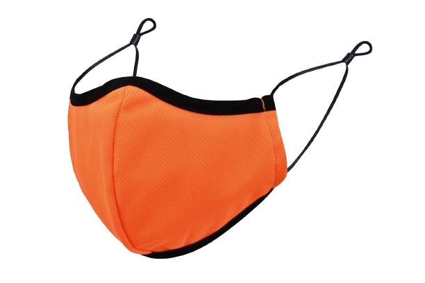 Masque buccal et nasal Korntex orange néon