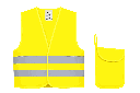 Korntex Warnweste Basic im Beutel EN 20471 